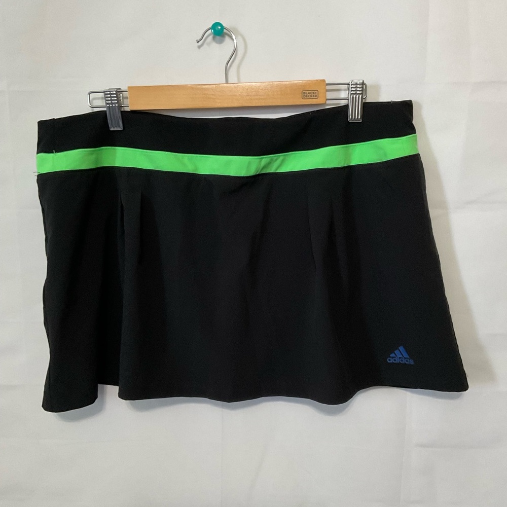 Adidas Climalite black athletic tennis skort size XL